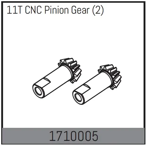 11t CNC Pinion Gear (2)