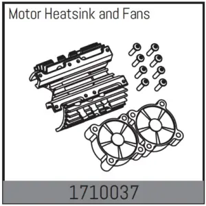 Motor Heatsink and Fans
