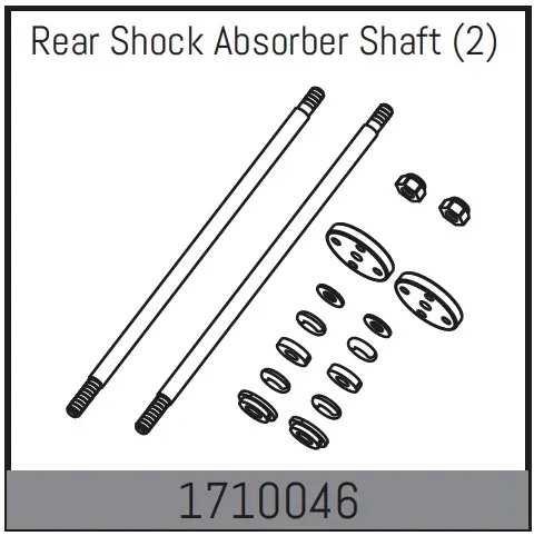 Rear Shock Absorber Shaft (2)