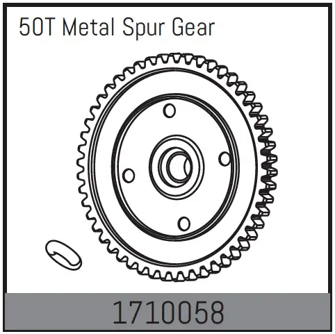 50t Metal Spur Gear
