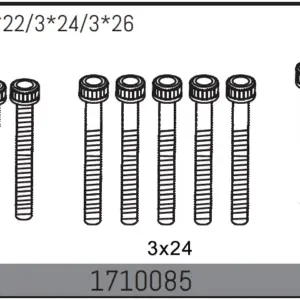 Cap Screw Set 3*22/3*24/3*26