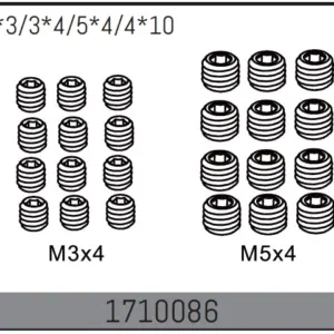 Set Screw Set 3*3/3*4/5*4/4*10
