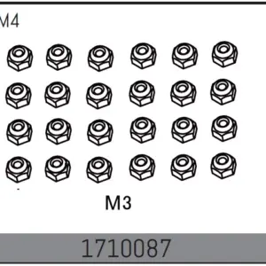 Locknut Set M3/M4