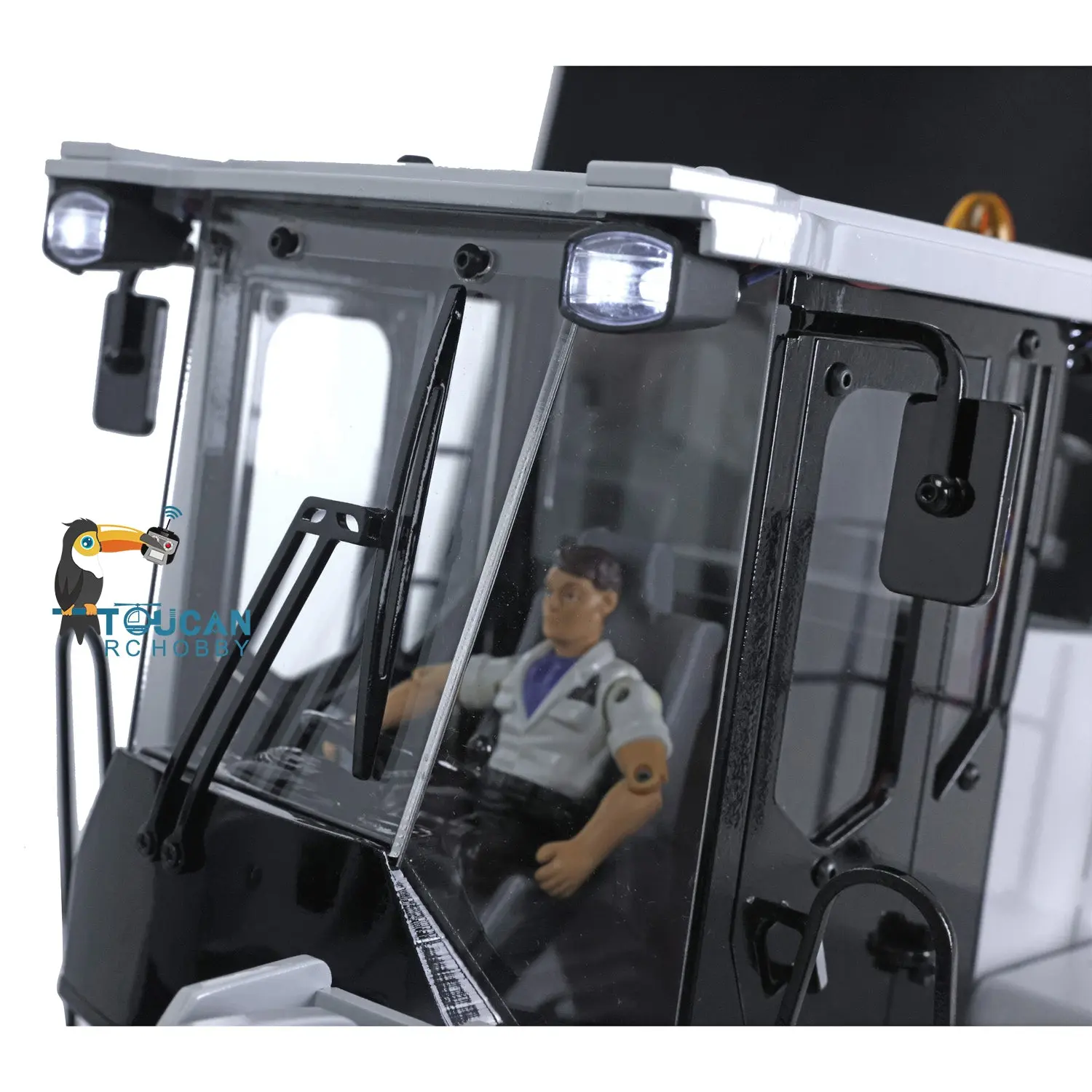 1/14 Scale RC Hydraulic Loader WA470 Metal Construction Vehicle 980L Remote Control Lights Sound Radio System