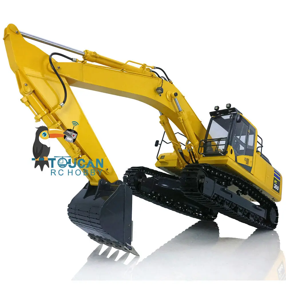 PC360 DIM P3-11 1/12 Ready-To-Run Radio Control Metal RC Excavator Hydraulic System Valve Pump Light System Motor Servo
