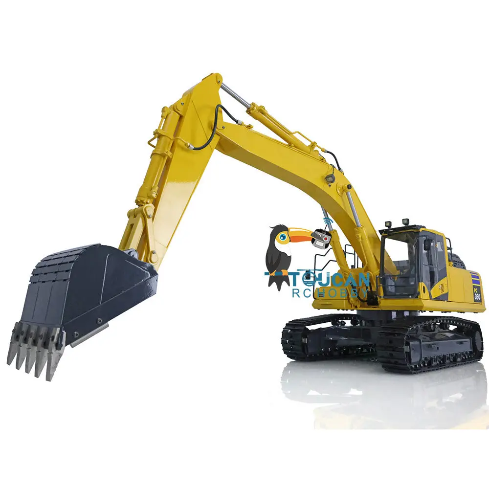 PC360 DIM P3-11 1/12 Ready-To-Run Radio Control Metal RC Excavator Hydraulic System Valve Pump Light System Motor Servo