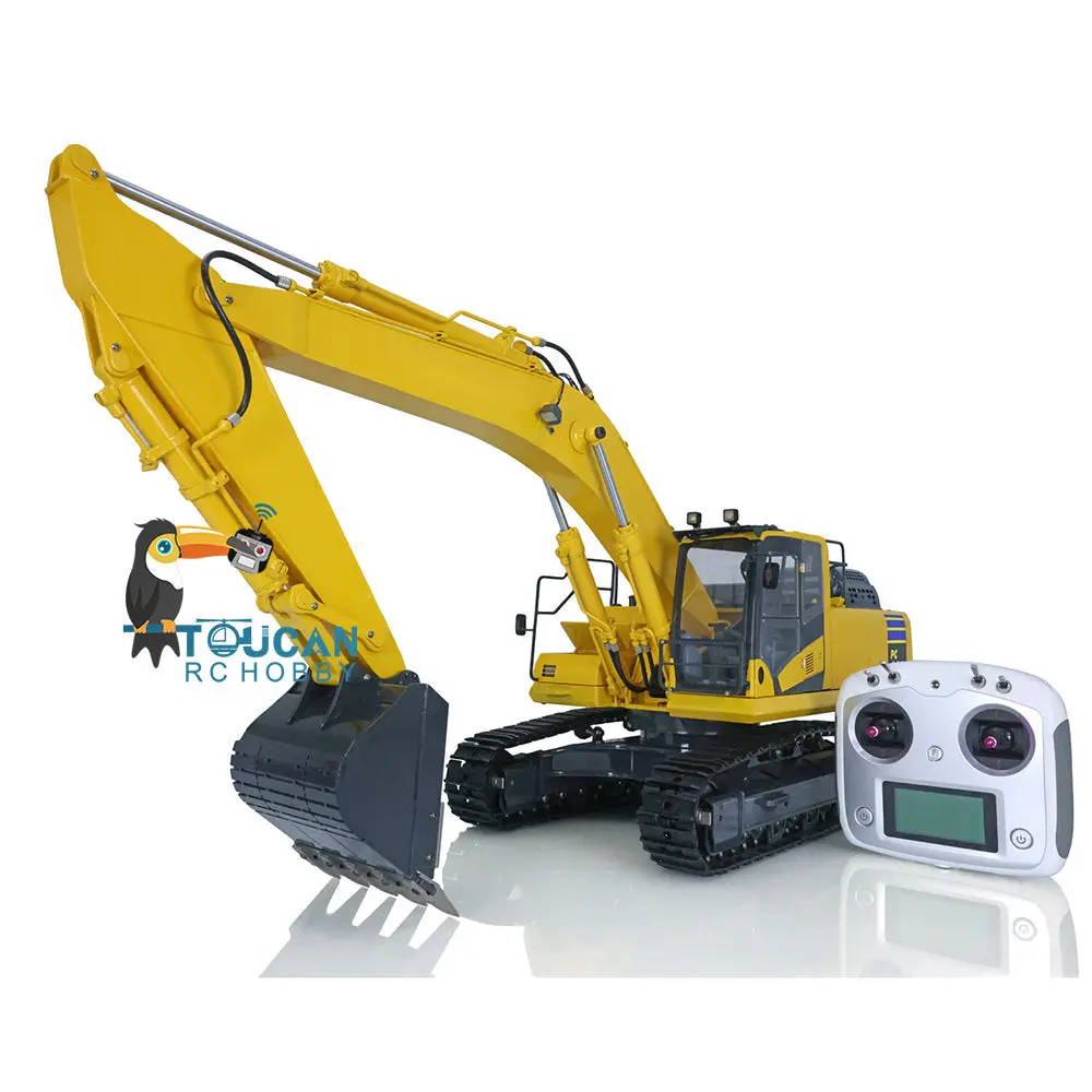 PC360 DIM P3-11 1/12 Ready-To-Run Radio Control Metal RC Excavator Hydraulic System Valve Pump Light System Motor Servo