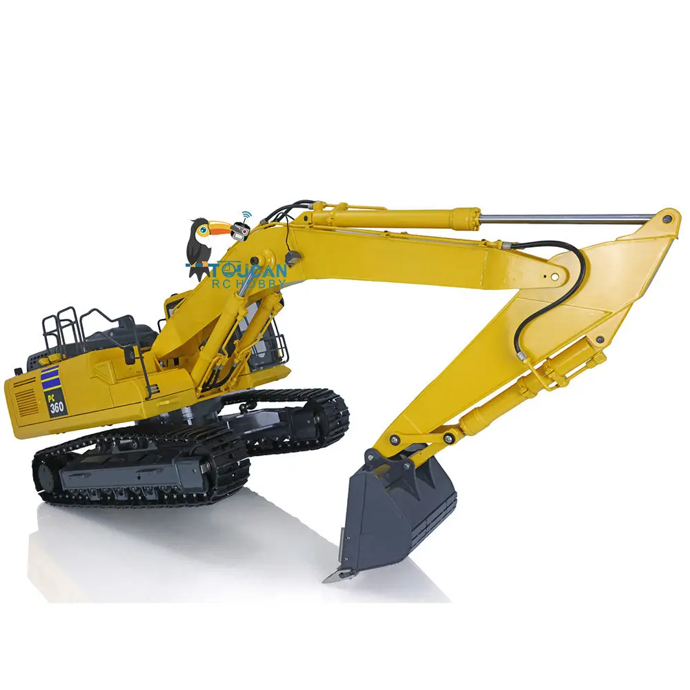 PC360 DIM P3-11 1/12 Ready-To-Run Radio Control Metal RC Excavator Hydraulic System Valve Pump Light System Motor Servo