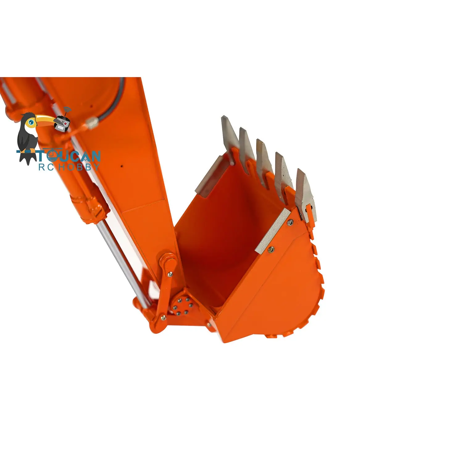 DIM-H3 360 1/12 RC Excavator Assembled Metal Hydraulic Tracked Truck Painted Light System Motor ESC Valve Servo Sticker