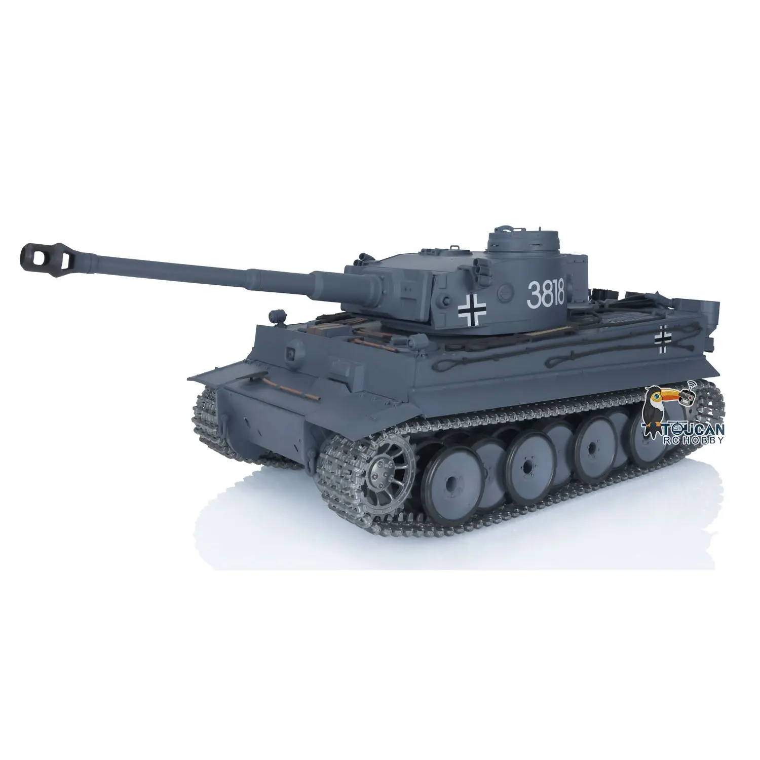 Henglong 1/16 Scale 7.0 Upgraded Metal Version German Tiger I RTR RC Tank 3818