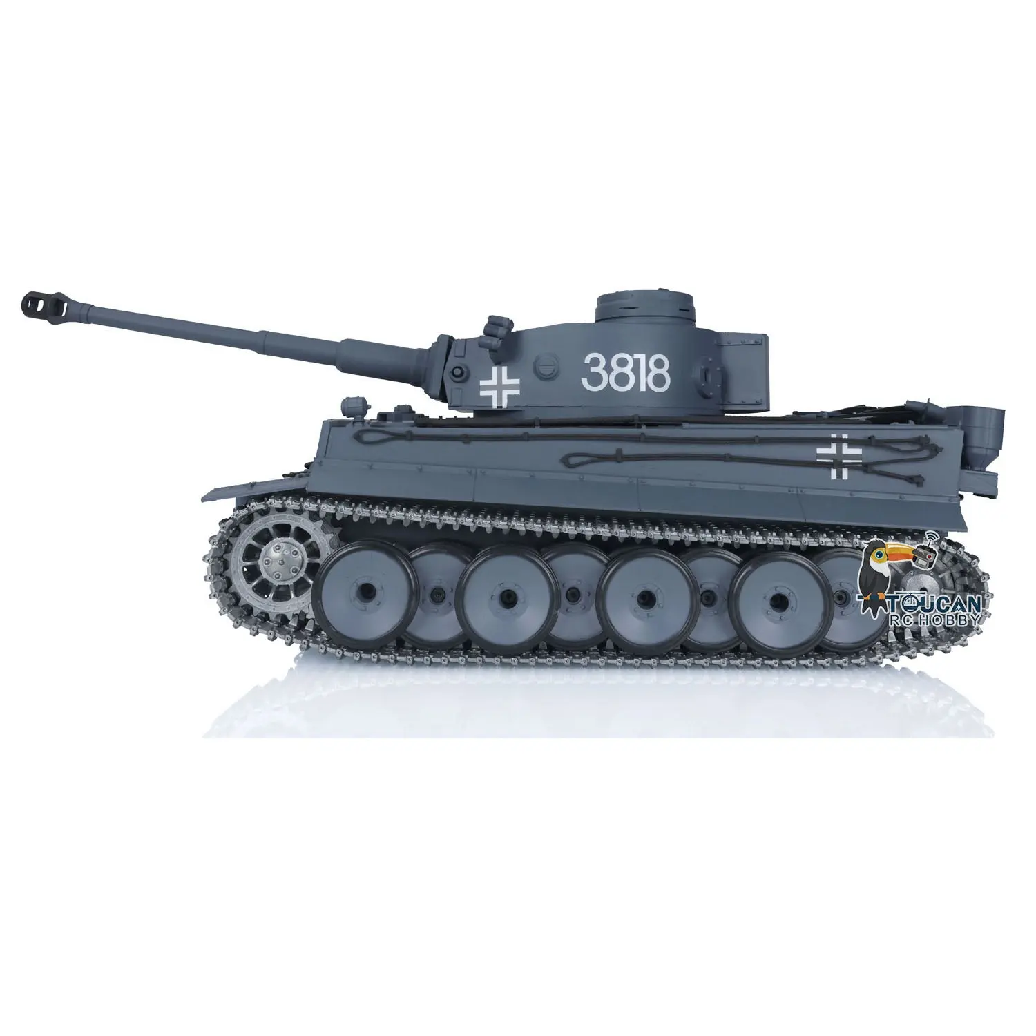 Henglong 1/16 Scale 7.0 Upgraded Metal Version German Tiger I RTR RC Tank 3818