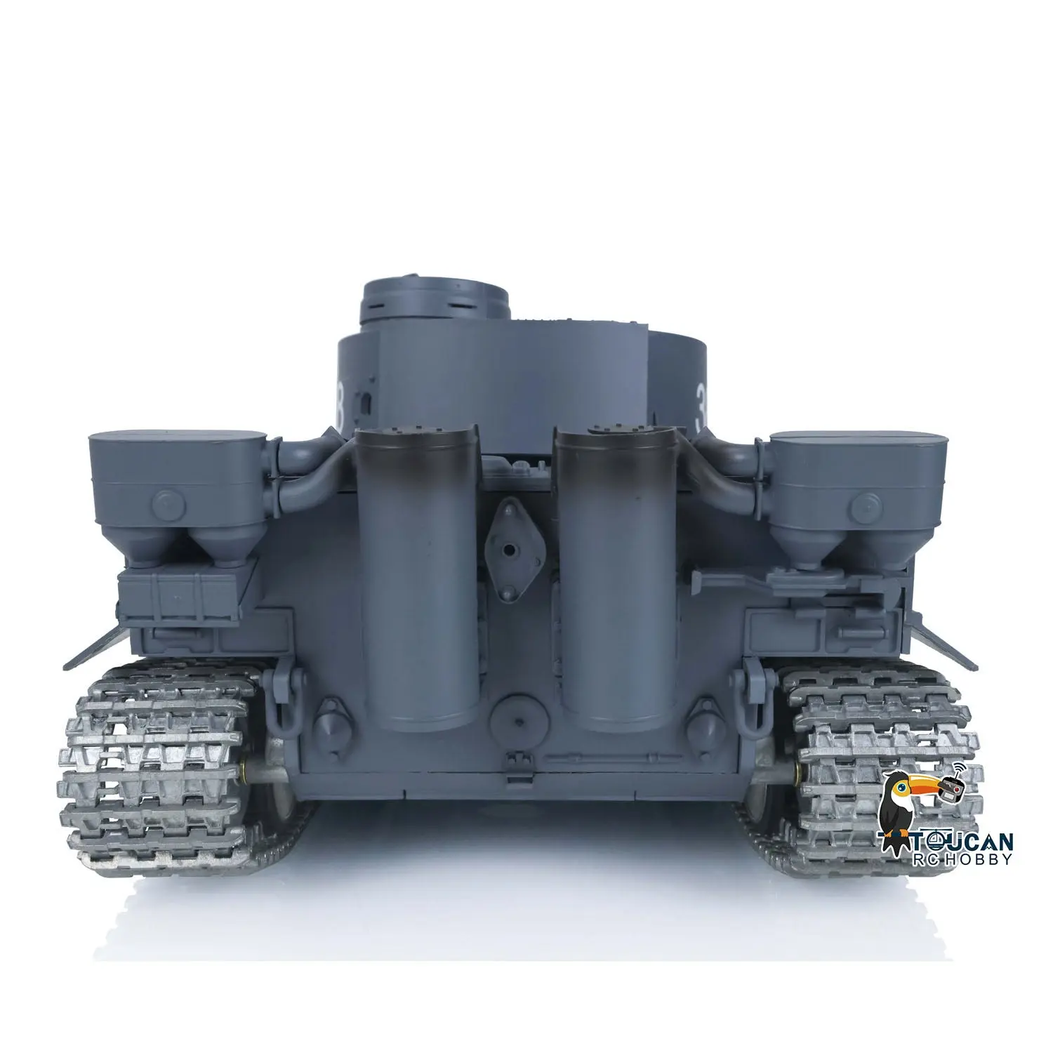 HengLong Factory 1/16 3818 German Tiger 1 Full Metal Chassis Plastic Upper Hull RTR RC Tank Speaker 360Degrees Turret Smoke Gearbox