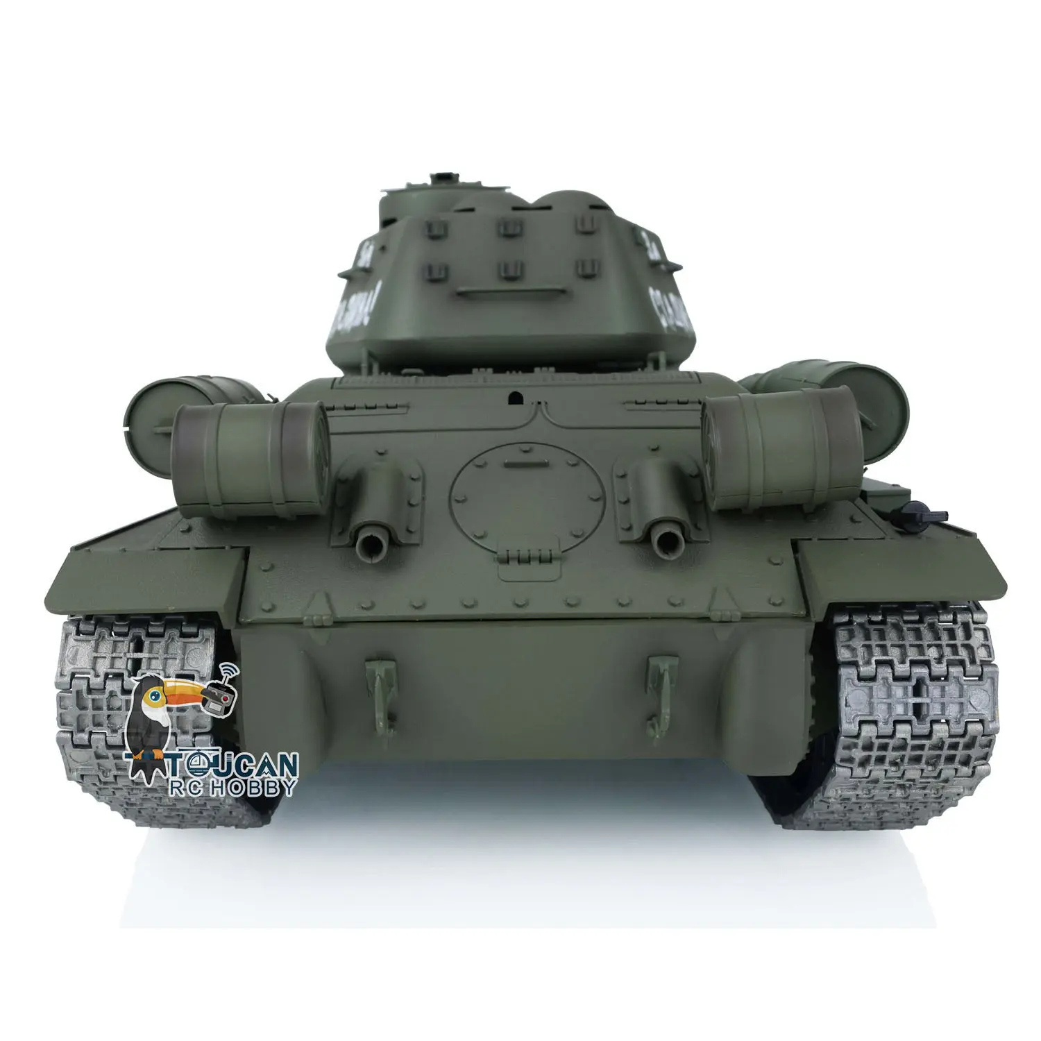 2.4Ghz Henglong 1:16 7.0 Upgraded Soviet T34-85 RTR RC Tank 3909 360Degrees Turret Electric Model Metal Tracks Sprockets