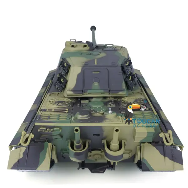 2.4G Henglong 1/16 7.0 Upgraded German King Tiger RTR RC Tank 3888A Metal Tracks