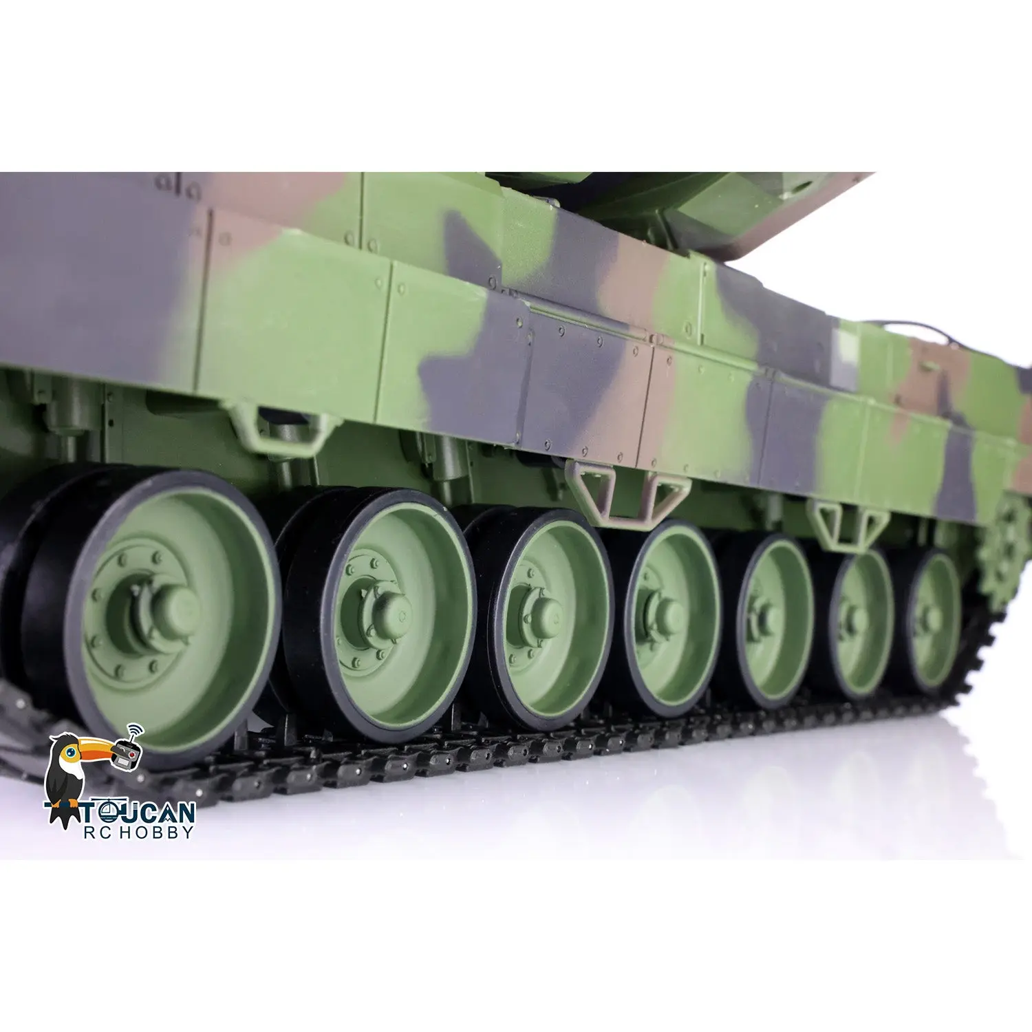 Heng Long 1/16 Military Tank TK7.0 Plastic Leopard2A6 RC Tank 3889 FPV Steel Gearbox Barrel Recoil Radio Control Rotating Turret