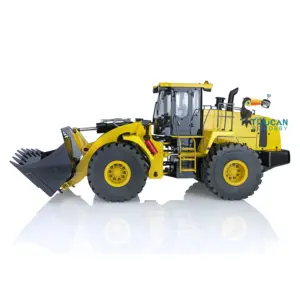 Metal 1/14 Scale 470 Hydraulic Loader Construction Vehicle Radio Control Truck Model ESC Motor Servo Lights Sound Battery