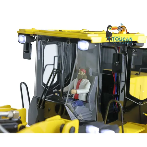 Metal 1/14 Scale 470 Hydraulic Loader Construction Vehicle Radio Control Truck Model ESC Motor Servo Lights Sound Battery