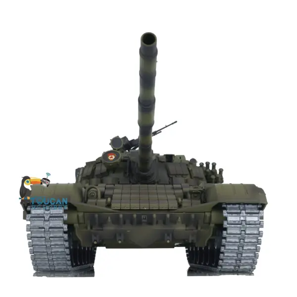 Henglong Radio Controlled Tank T72 1/16 Scale 7.0 Mainboard Metal Battle Electric Tank Tracked Vehicle W/ Battery Charger