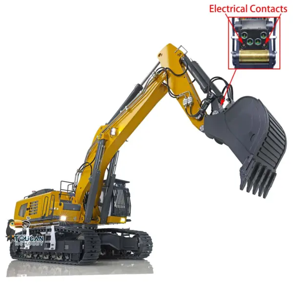 USED Kabolite 1/14 Remote Control Hydraulic Excavator K970 100S Pro RC RTR Digger Model W/ Light Sound System Smoking Unit PL18EV teshulianjie