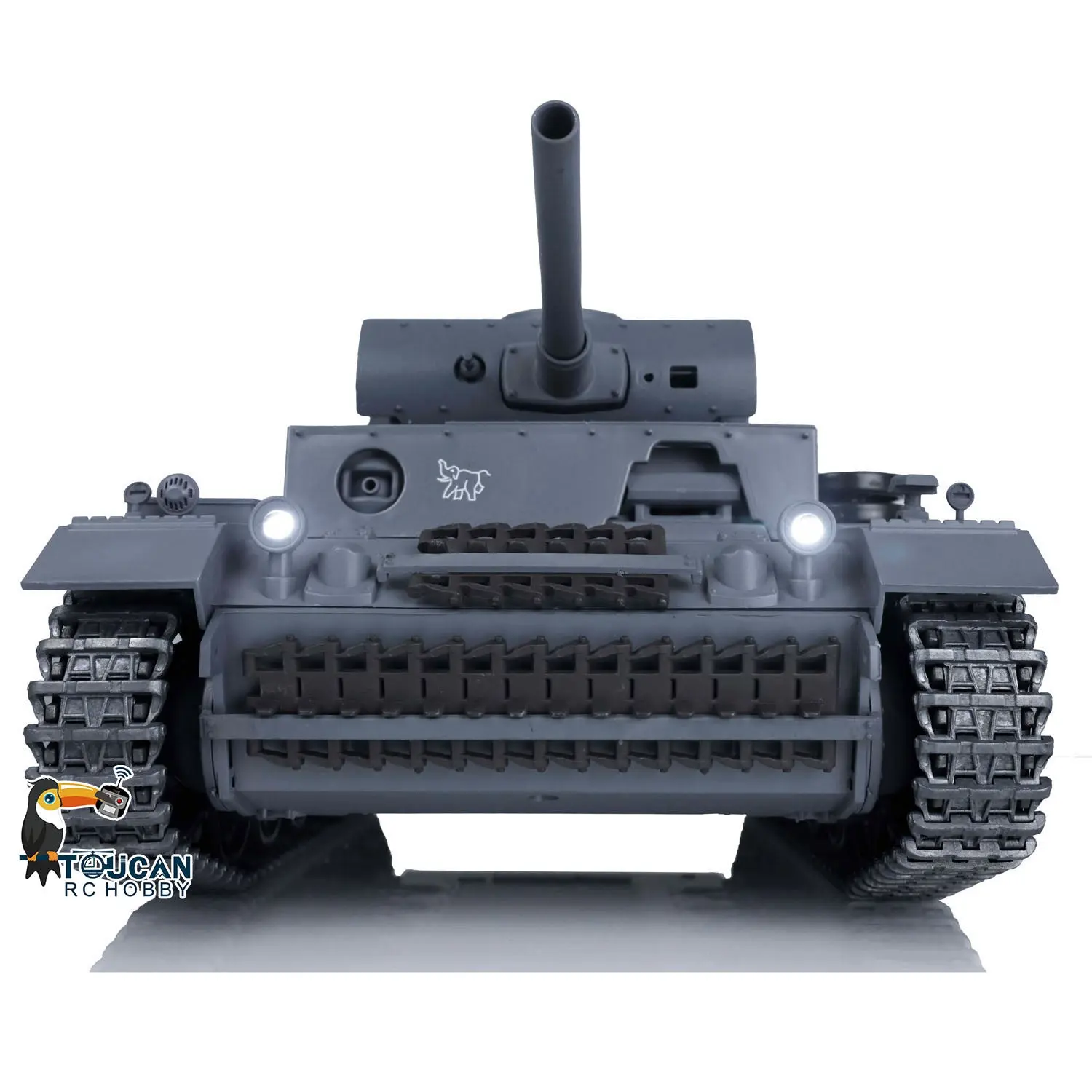 Henglong 1/16 Upgraded German Tank 3848 RC Tank Panzer III L 7.0 w/ 360Degrees Rotating Turret 2 Sounds for Radio Control Tank for