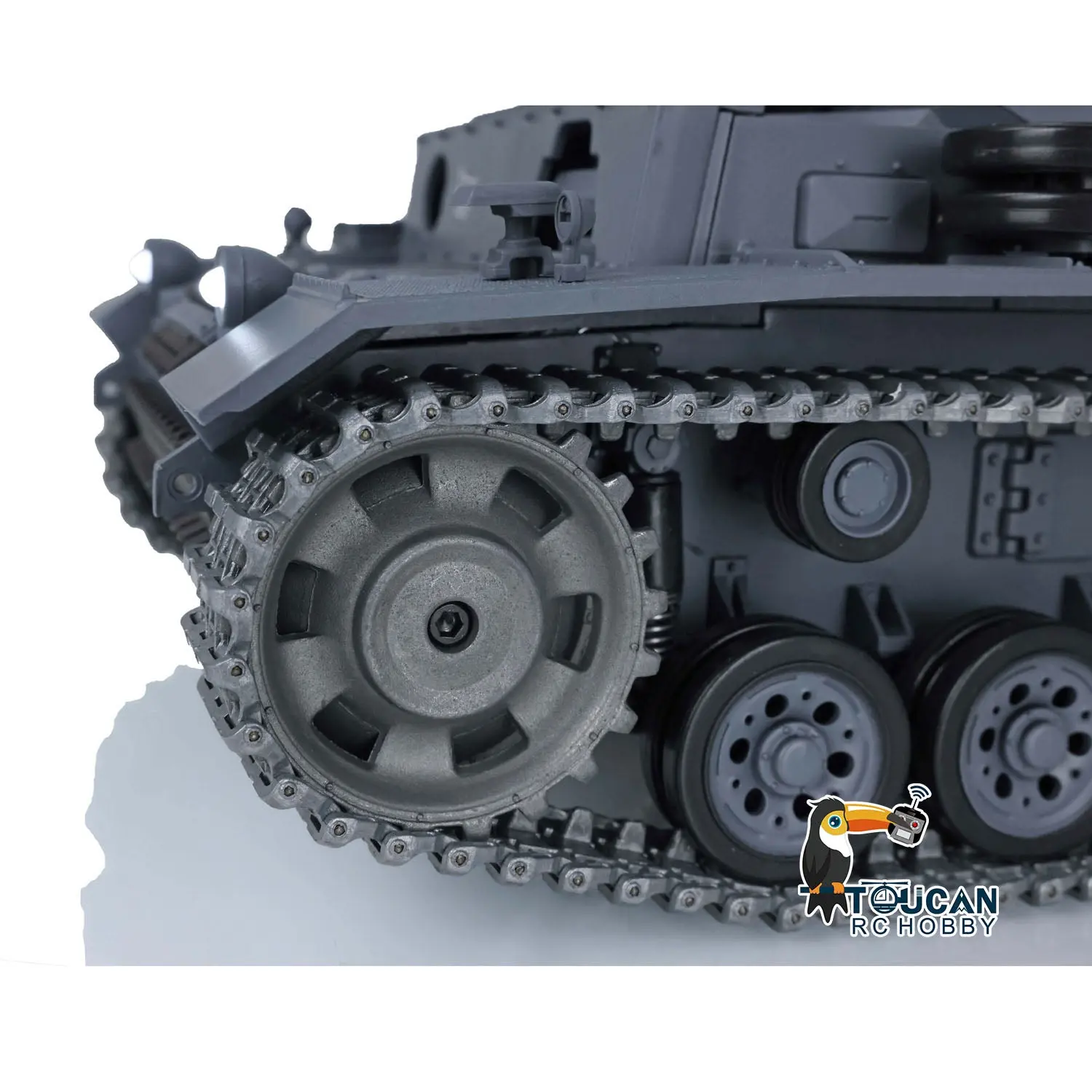 Henglong 1/16 Upgraded German Tank 3848 RC Tank Panzer III L 7.0 w/ 360Degrees Rotating Turret 2 Sounds for Radio Control Tank for