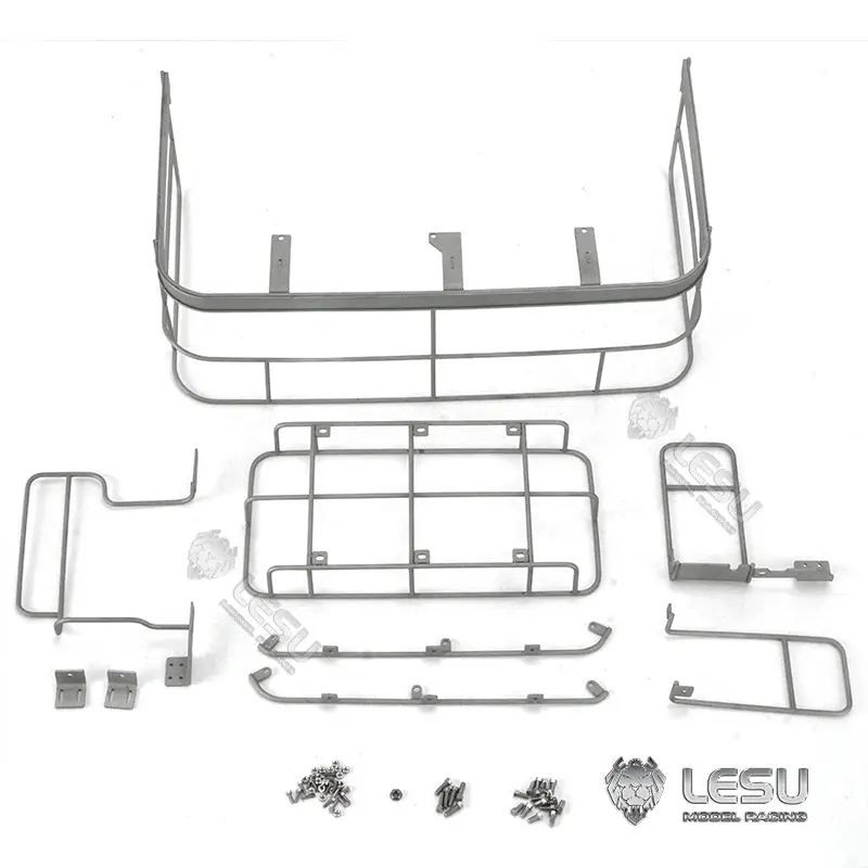 LESU 1/14 PC360 Metal RC Hydraulic Excavator Model Track Cab Bucket Display Ripper Tree Digging Tool fork Arm Crusher