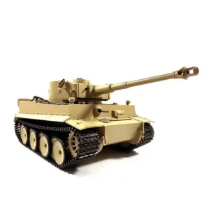 Mato 1/16 Metal German Tiger I Infrared Version RTR Radio Control Tank 1220 RTR Receiver Driving Idler Wheel 360Degrees Battery