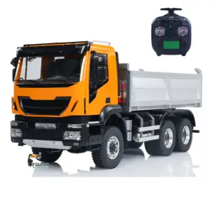 1/14 Hydraulic RC Dump Trucksx 2-speed Gearbox Remote Control Tipper Cars DIY Toy Hobby Model Gift Assembled Painted