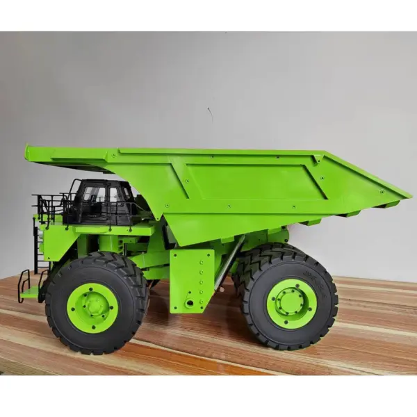 Metal 1/20 793D RC Hydraulic Mining Car Remote Control Dumper Finished Truck Models Flysky FS-i6X Radio Heavy Construction Cars