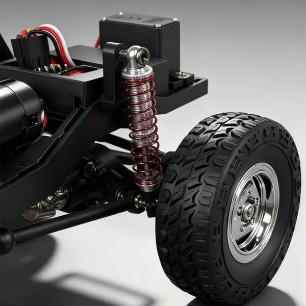 LDRC LD18401PRO 1/18 Remote Control Rock Crawler Car 4X4 RC Off Road Vehicle Model Brushless Motor Metal Drive Shafts Lights