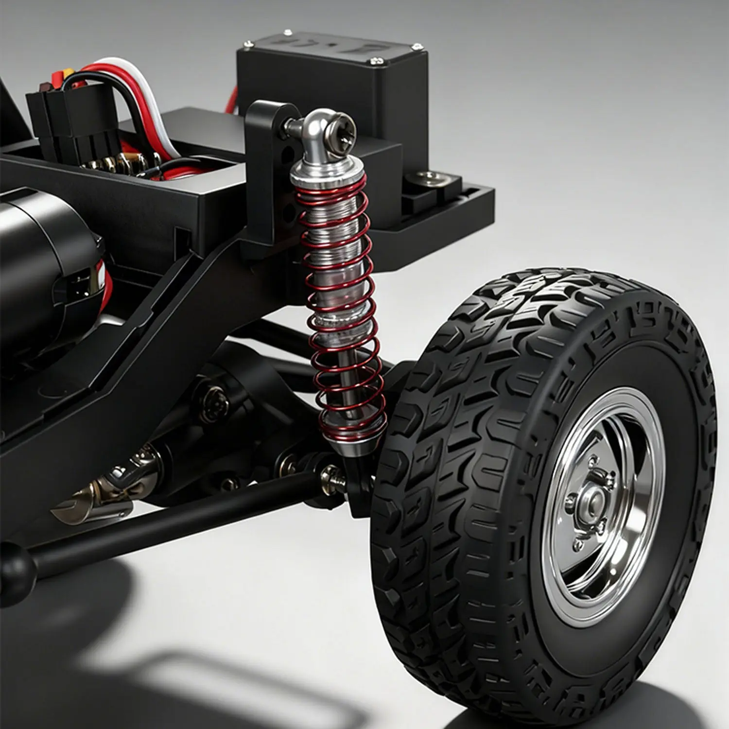 LDRC LD18401PRO 1/18 Remote Control Rock Crawler Car 4X4 RC Off Road Vehicle Model Brushless Motor Metal Drive Shafts Lights