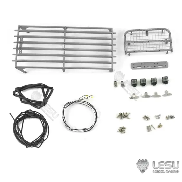 LESU 1/14 PC360 Metal RC Hydraulic Excavator Model Track Cab Bucket Display Ripper Tree Digging Tool fork Arm Crusher