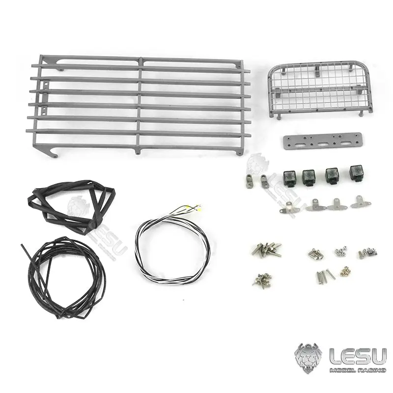 LESU 1/14 PC360 Metal RC Hydraulic Excavator Model Track Cab Bucket Display Ripper Tree Digging Tool fork Arm Crusher