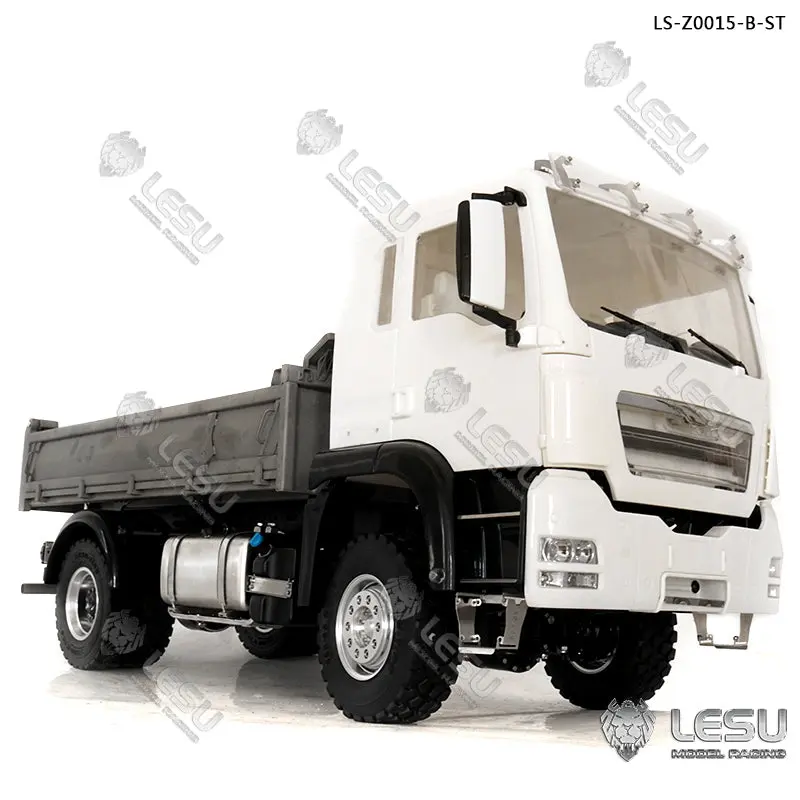 LESU 1/14 6x6 Metal TGS Dumper A/B Truck Model Light Sound Hydrualic System Motor Light Sound Opitonal Versions