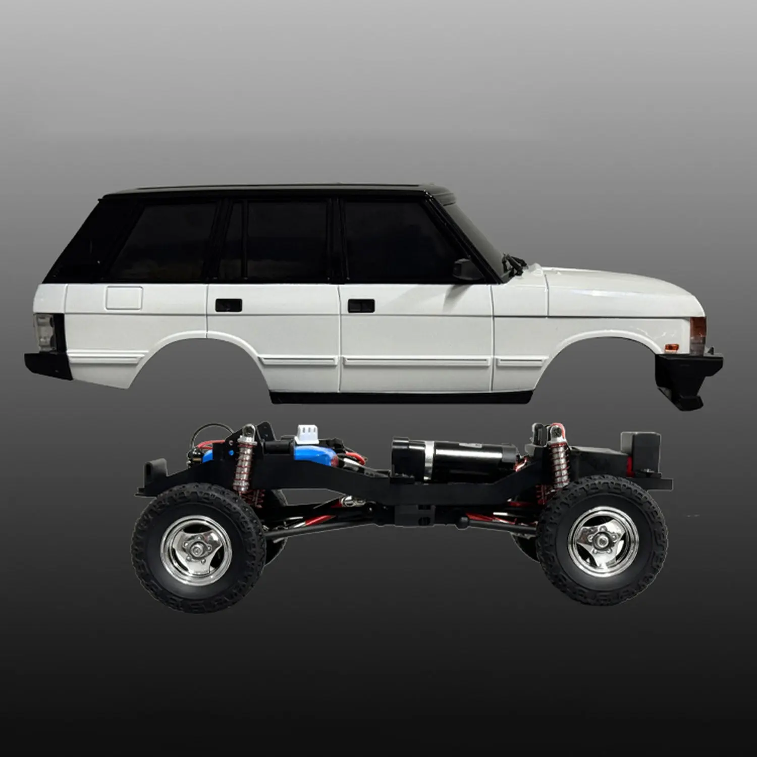 LDRC LD18401PRO 1/18 Remote Control Rock Crawler Car 4X4 RC Off Road Vehicle Model Brushless Motor Metal Drive Shafts Lights