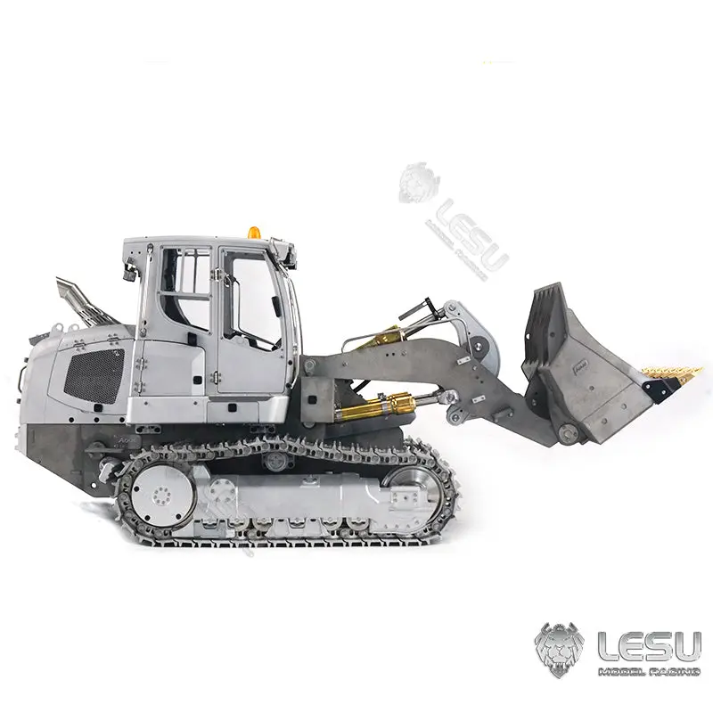 LESU 1/14 Metal Unassembled Hydraulic Tracked 2CH Valve RC Loader W/ Servo ESC Decals Light Sound System Motor Bucket