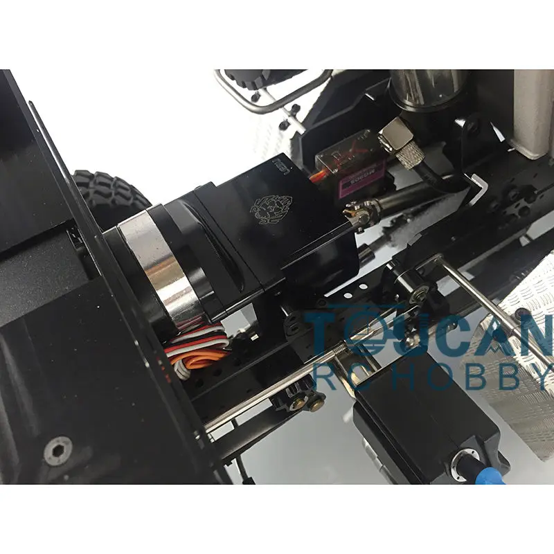 LESU 1/14 8*8 RC Front Hydraulic Dumper Cylinder Truck Tipper Metal DIY Motor Servo Sound and LED Light System ESC