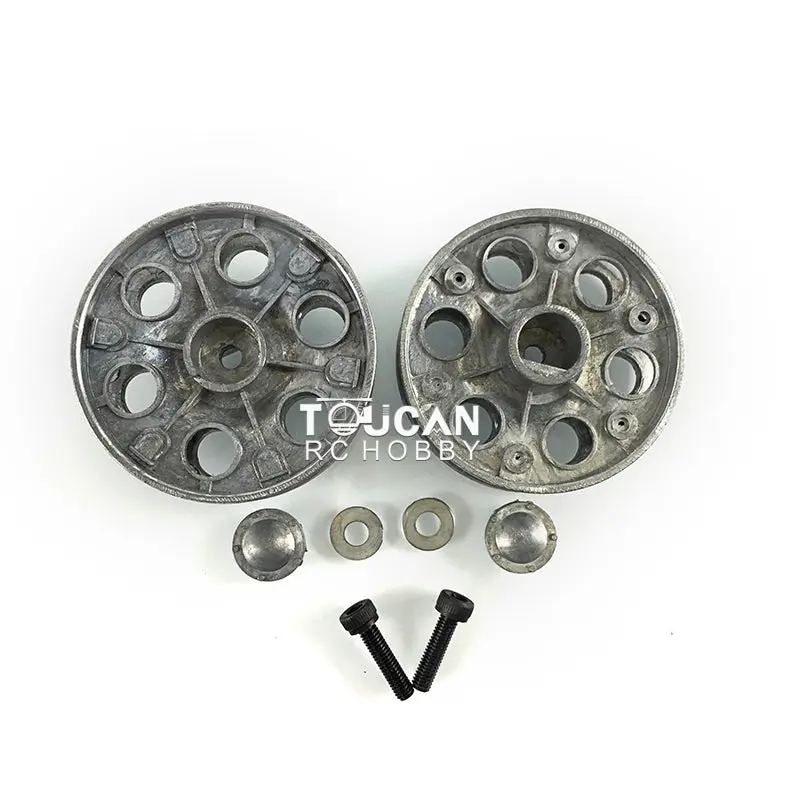 Mato 1/16 Henglong Soviet T34-85 Radio Controlled Ready-To-Run RC Tank Model Metal Sprockets Idlers W/ Bearings Driving Wheels