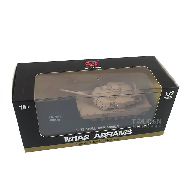 Henglong 1/72 Scale Germany Tiger 1 Tank 3818 U.S. Abrams M1A2 3918 Static Model Simulation Toy Ornament Collection Gift for Boy