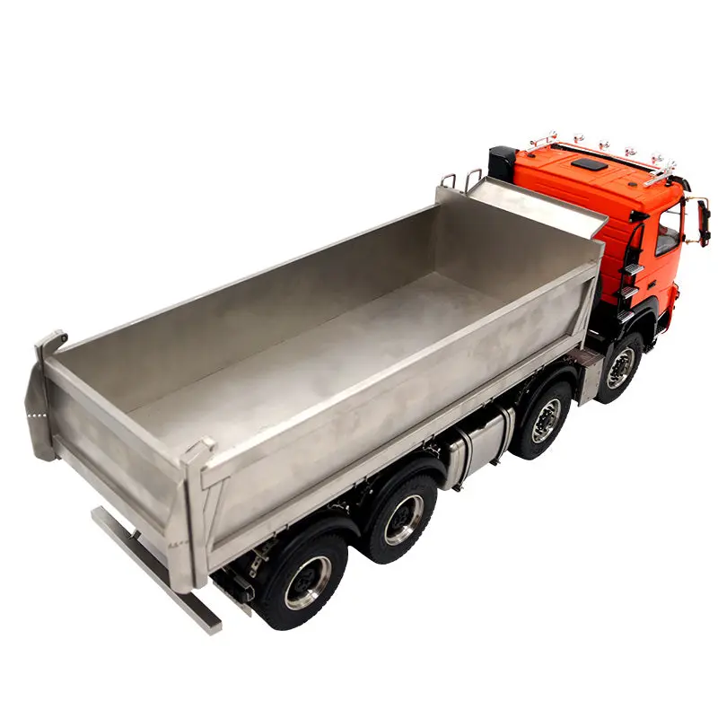 JDM-161 Dump 1/14 8x8 JDMODEL RC Hydraulic Dumper Truck I6S Radio Controller Differential Lock Axle Cylinder Wheel Hubs W/ Hopper