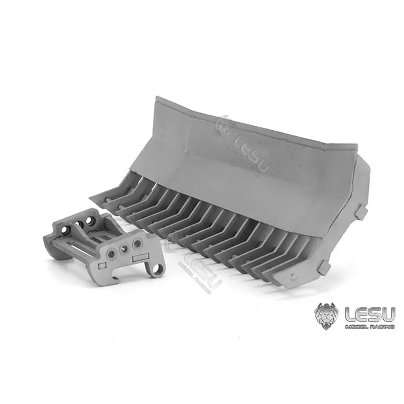 LESU 1/14 Aoue LT5H Wheeled Skid-Steer RC Hydraulic Loader Model Sound Lights Wheel Metal Sieve Bucket Gripper Hay Clamp Cleaner