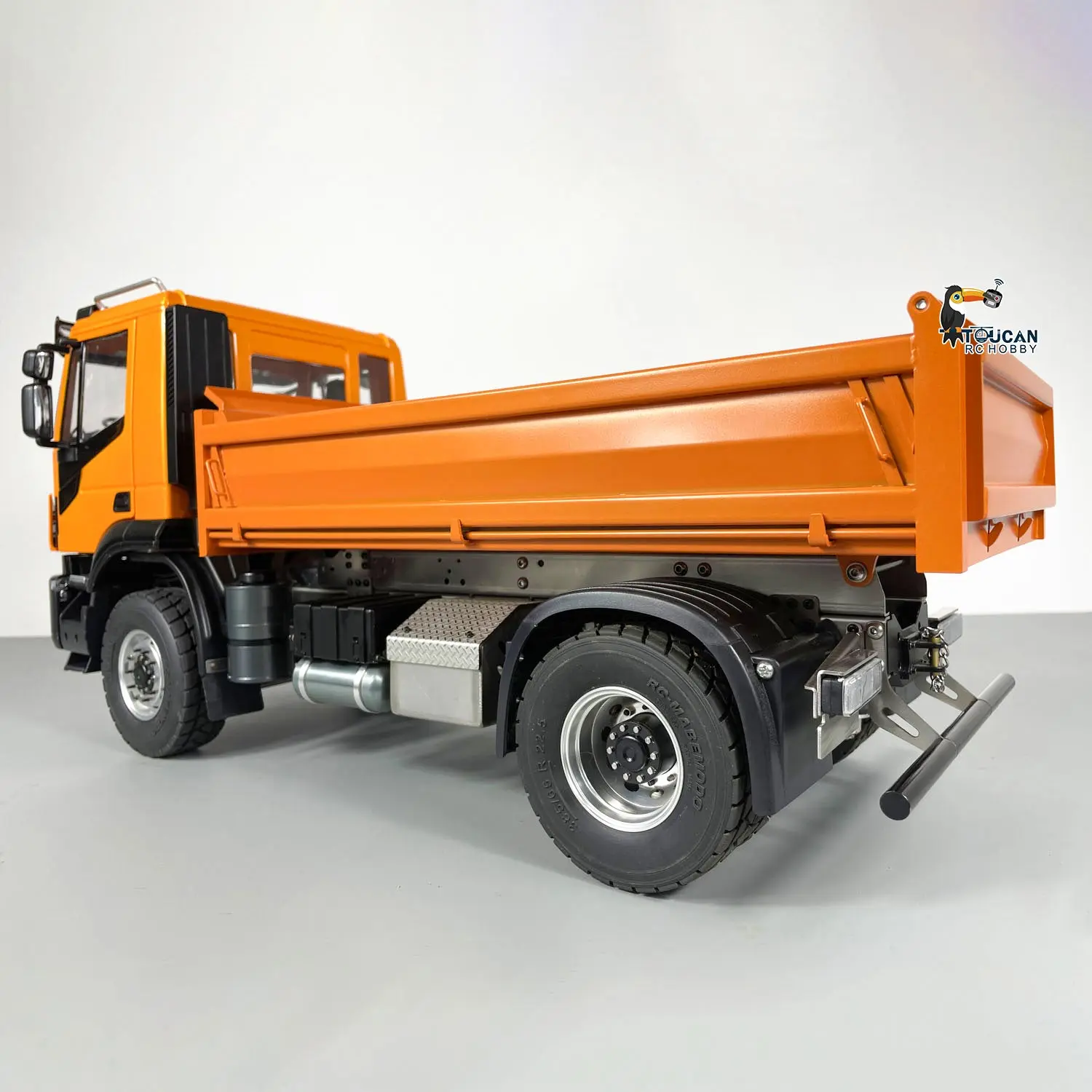 1/14 Metal 4x2 RC Hydraulic Equipment Radio Controlled Dump Truck 2-speed Tipper Hobby Model Painted Assembled PNP Version