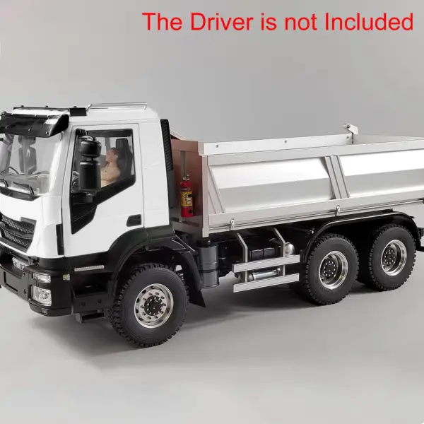 1/14 Toucan 6x6 Metal Hydraulic RC Dumper Truck Remote Controlled Simulation Car Hobby Models 2-speed Gearbox ESC Servo