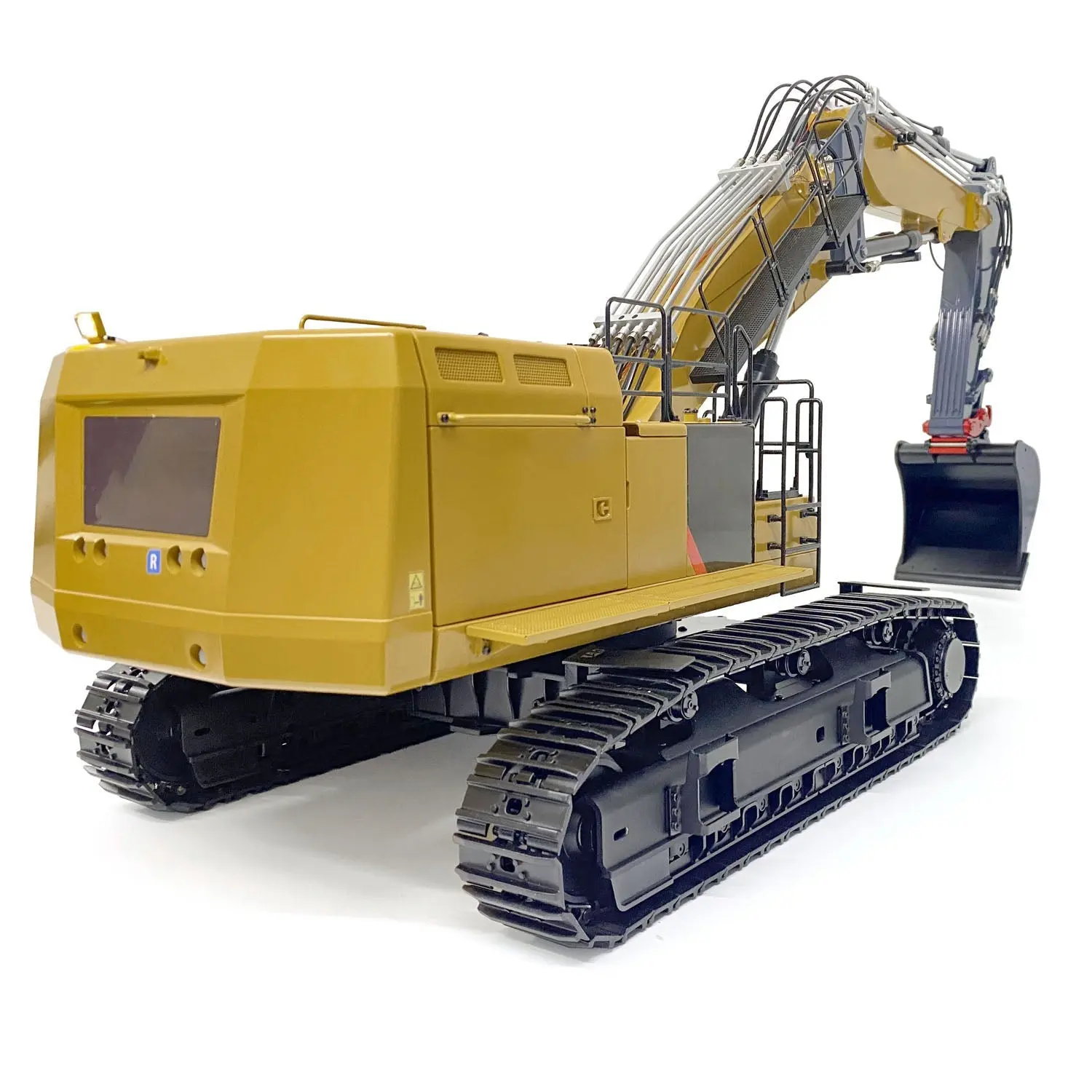 1/14 3 Arms RC Hydraulic Equipment Radio Controlled Excavator Car Model 374F FlySky PL18EV Lite Shovel ESC Servo Motor
