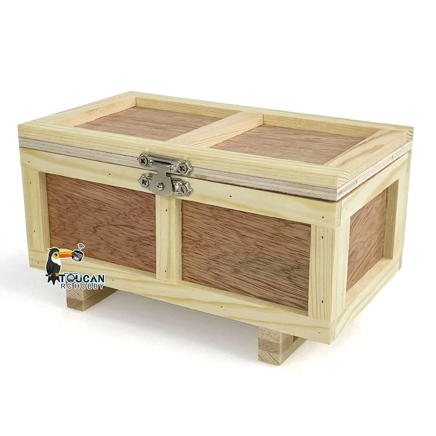 Wooden Box Decoration Simulation Model for 1/14 1/12 RC Truck Hydraulic Radio Controlled Forklift Construction Vehicles