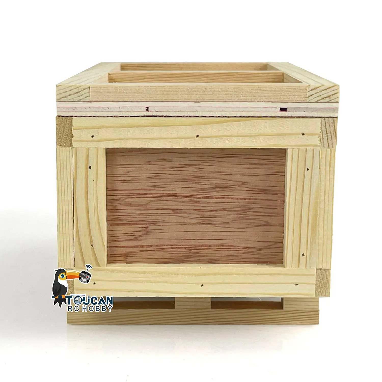 Wooden Box Decoration Simulation Model for 1/14 1/12 RC Truck Hydraulic Radio Controlled Forklift Construction Vehicles