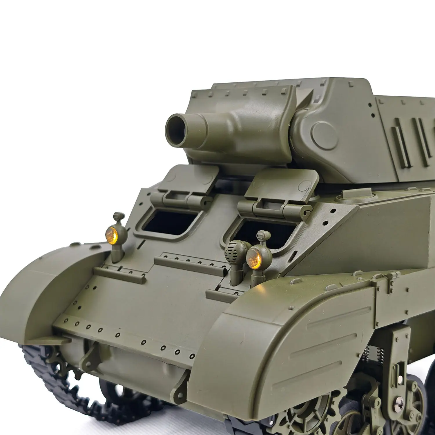 1/16 CoolBank RC Tank M8 HMC Scott Radio Control Battle Tank Simulation 360 Degrees Turret Rotary Smoke Sound Lights RTR Combat Vehicle
