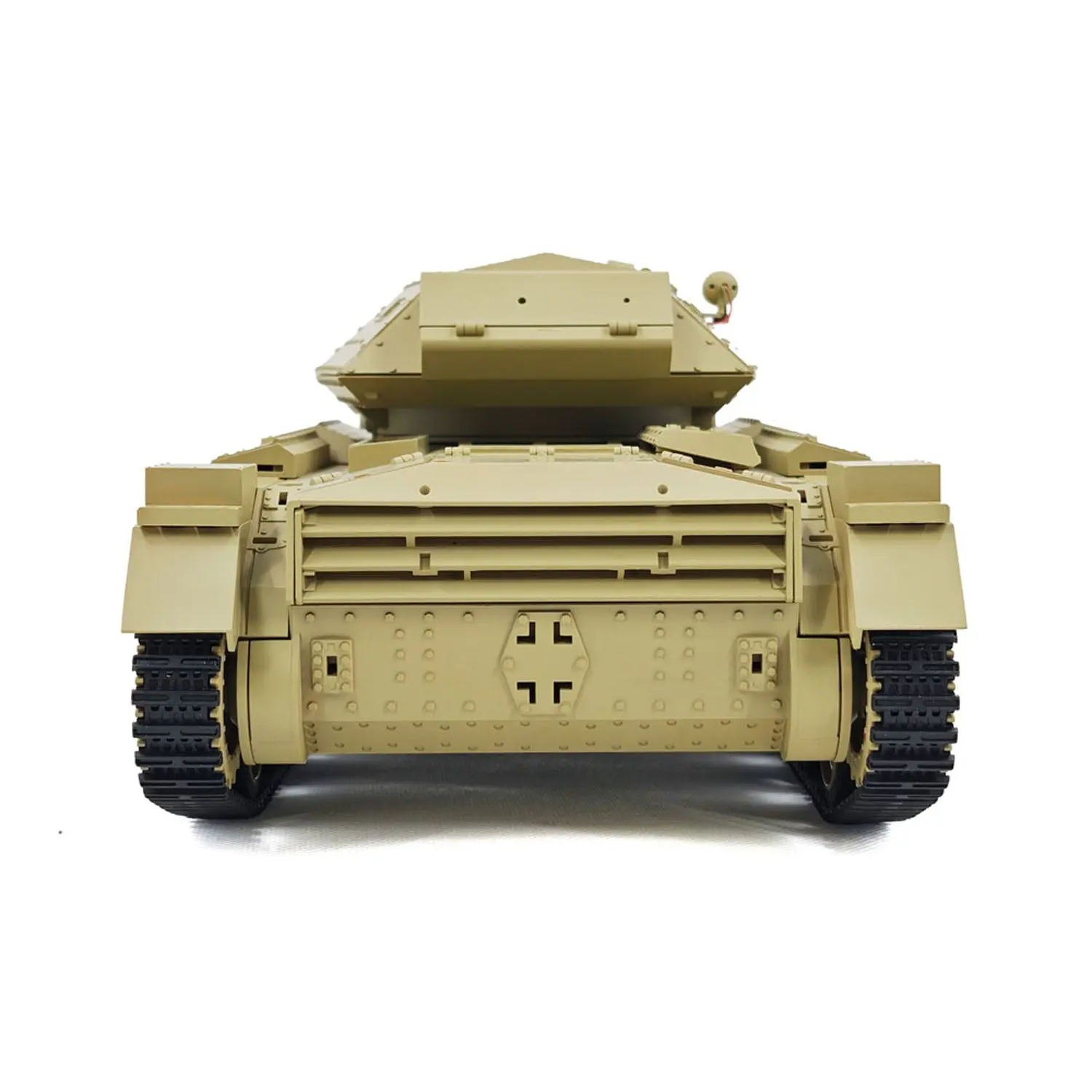 1/16 RC Battle Tank CoolBank Crusader MK III 2.4G Remote Control RTR Military Tank Model 360 Degrees Turret Rotary Smoke Sound Lights