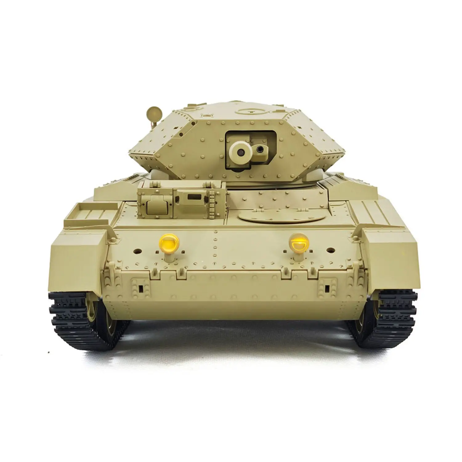 1/16 RC Battle Tank CoolBank Crusader MK III 2.4G Remote Control RTR Military Tank Model 360 Degrees Turret Rotary Smoke Sound Lights