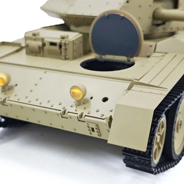 1/16 RC Battle Tank CoolBank Crusader MK III 2.4G Remote Control RTR Military Tank Model 360 Degrees Turret Rotary Smoke Sound Lights
